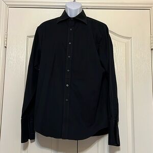 Men’s black dress shirt. Size 17.